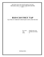 Báo cáo thực tập tại công ty tnhh mtv phân đạm và hóa chất hà bắc
