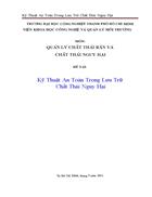Kỹ Thuật An Toàn Trong Lưu Trữ Chất Thải Nguy Hại