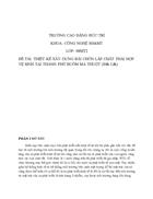 Thiết kế xây dựng bãi chôn lấp chất thải hợp vệ sinh tại thành phố Buôn Ma Thuột Đăk Lăk
