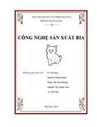 Công nghệ sản xuất bia