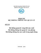 Hệ thống quản lý vòng đời sản xuất Hệ thống thông tin quản lý văn phòng Hệ thống thông tin sản xuất trong ngân hàng