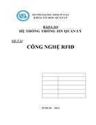 CÔNG NGHỆ RFID Radio Frequency Identification