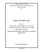 Báo cáo thực tập THỰC TRẠNG NGHỀ NGHIỆP CỦA NGƯỜI DÂN SAU KHI BÀN GIAO ĐẤT CHO KHU CÔNG NGHIỆP KHU DỊCH VỤ DU LỊCH