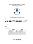 Môi trường pháp luật