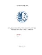 Lý luận nhà nước và pháp luật phân tích các yếu tố ảnh hưởng đến thực hiện pháp luật ở Việt Nam hiện nay