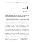 Nghiên cứu đề xuất giải pháp thúc đẩy hoạt động tái chế chất thải rắn sinh hoạt tại thành phố hồ chí minh