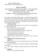 Báo cáo kết quả xây dựng chi đoàn vmcs trường thcs trị trấn tiên lãng sau một năm được công nhận chi đoàn vmcs cấp huyện và phương hướng hoạt động trong thời gian tới