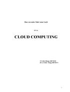 Bao cao mon Tinh toan Luoi Cong nghe CLOUD COMPUTING