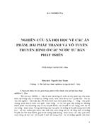 Nghiên cứu xã hội học về các ấn phẩm đài phát thanh và vô tuyến truyền hình ở các nước tư bản phát triển