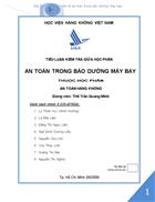 Tìm hiểu về an toàn trong bảo dưỡng máy bay