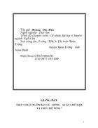 Giảng dạy thơ thất ngôn bát cú đường luật chữ hán và thơ chữ nôm Trong chương trình thơ Ngữ văn 7