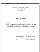 Quyết định số 1547 qđ bkh về việc giao chỉ tiêu kế hoạch phát triển kinh tế xã hội