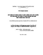 Xây dựng Hệ thống quản lý chất lượng theo tiêu chuẩn ISO 3834:2005 tại Công ty Trách nhiệm hữu hạn một thành viên tháp UBI