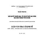 Giải quyết khiếu nại, tố cáo về đất đai trên địa bàn thành phố Hà Nội