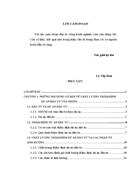 Giải pháp nâng cao chất lượng thẩm định dự án đầu tư tại chi nhánh Ngân hàng Công thương Đống Đa