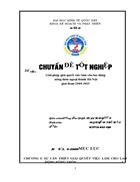 Giải pháp giải quyết việc làm cho lao động  nông thôn ngoại thành Hà Nội  giai đoạn 2009-2015